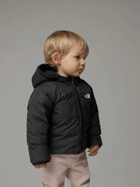 The North Face Infant 600 Fill Down Puffer Jacket Black 12-18M Hooded